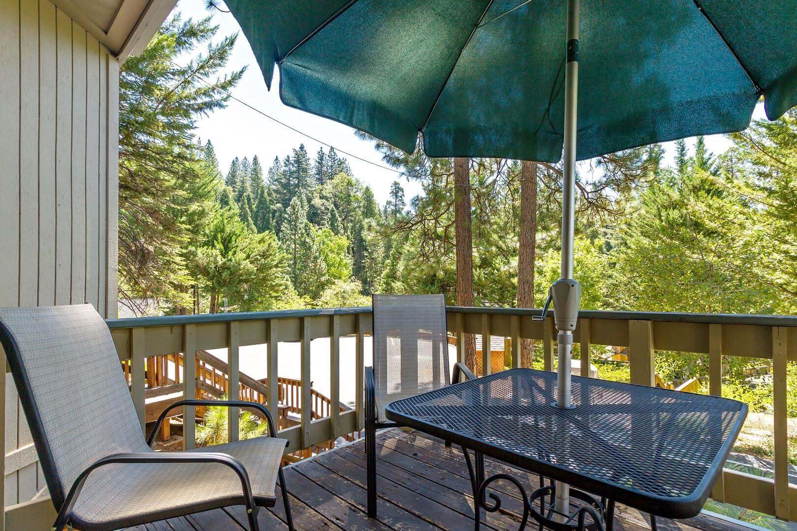 A two bedroom loft view at VRI's Mountain Retreat Resort in California.